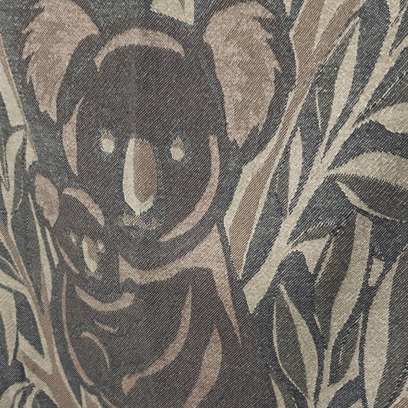 Anthropologie Other - Gum Tree Koalas Blanket 2 Side FLiPSiDE Jacquard Loom Weave 100% Organic Cotton